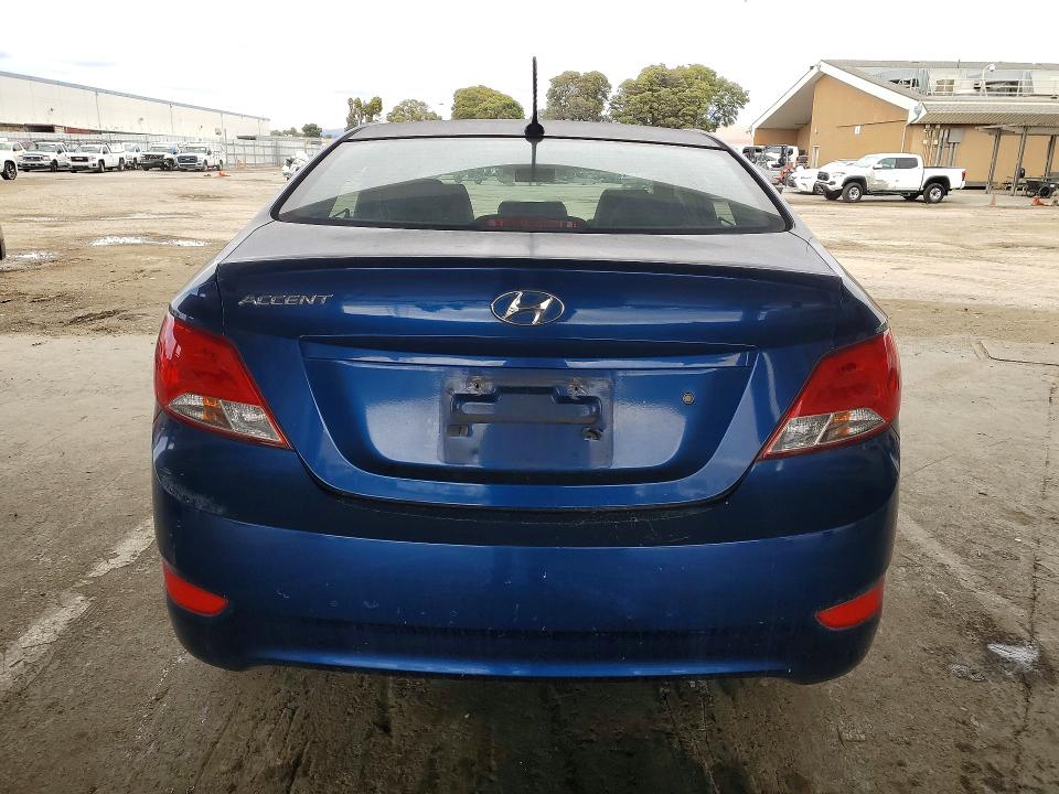 2015 Hyundai Accent VIN KMHCT4AE7FU884568 COPART salvage auction — SIDE, Ca - Dis/Dlr/Exp Only Clean Title, sold $1,000 on 2026-07-02 (photo 6)