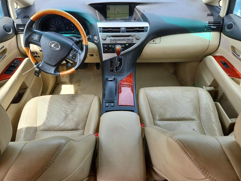 2010 Lexus Rx 350 VIN 2T2BK1BAXAC067058 COPART salvage auction — FRONT END, IL - SALVAGE CERTIFICATE, sold $4,950 on 2026-07-10 (photo 8)