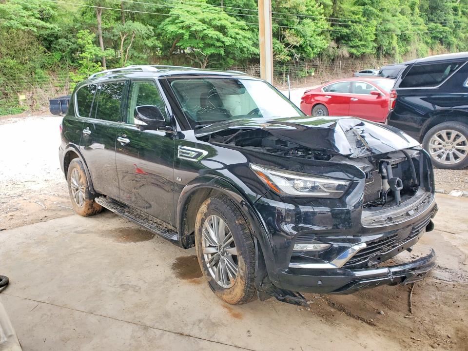 2019 Infiniti Qx80 VIN JN8AZ2NF2K9681946 COPART salvage auction — SIDE, AL - CERT OF TITLE-SALVAGE TITLE, sold $2,450 on 2026-07-28 (photo 4)