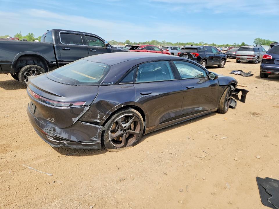 2024 Lucid VIN 50EA1TEA6RA006845 COPART salvage auction — FRONT END, Il - Salvage Certificate, sold $11,500 on 2026-09-01 (photo 3)
