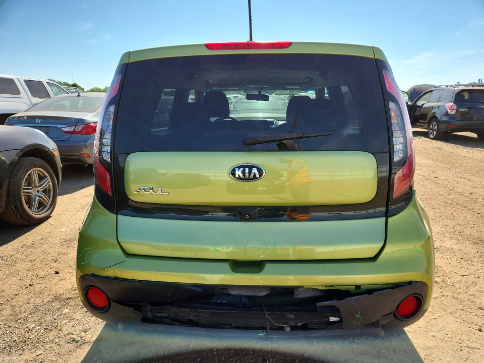 2018 Kia Soul VIN KNDJN2A2XJ7889609 COPART salvage auction — REAR END, Il - Salvage Certificate, sold $1,400 on 2026-07-21 (photo 6)