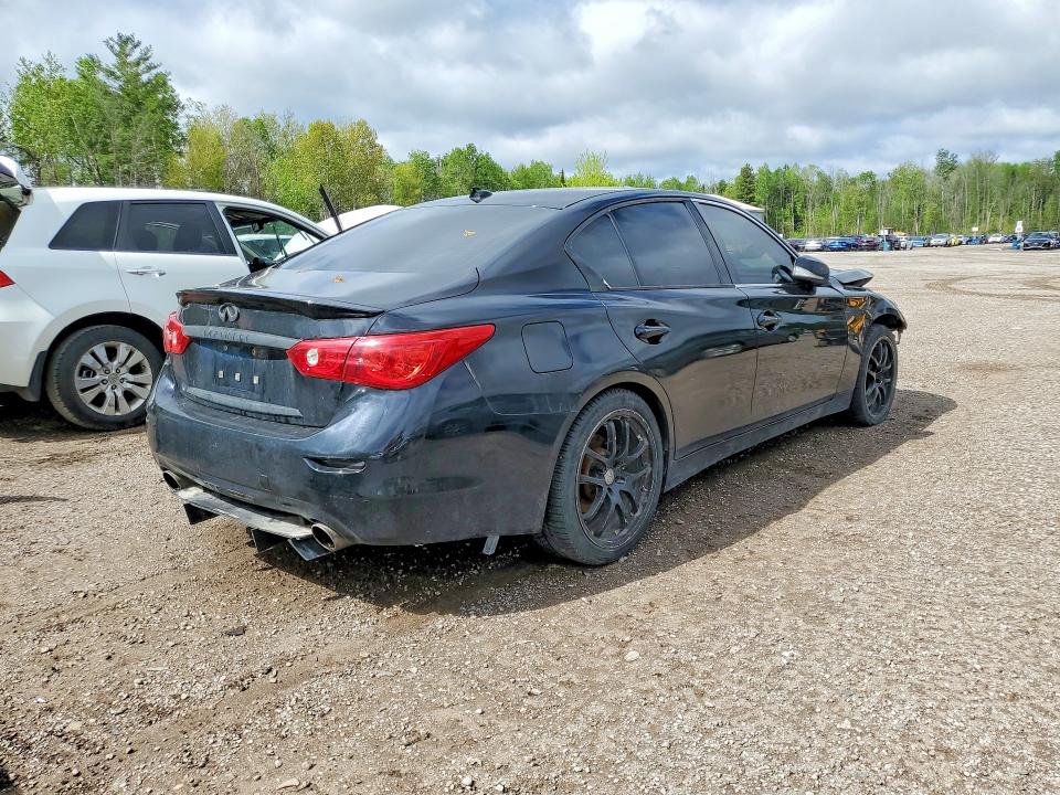2015 Infiniti VIN JN1BV7AR3FM405922 COPART salvage auction — FRONT END, On - Permit Salvage, sold $600 on 2026-07-07 (photo 3)