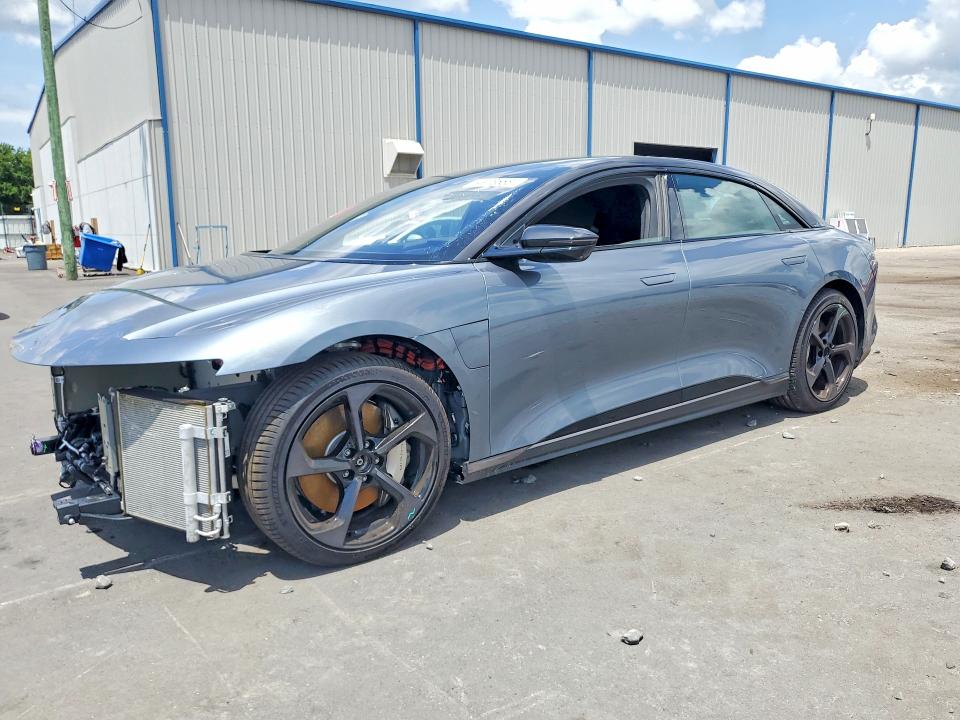 2026 Lucid Air VIN 50EA1GBA4TA005311 COPART salvage auction — FRONT END, Fl - Cert Of Title Slvg Rebuildable, sold $25,500 on 2026-07-20 (photo 1)