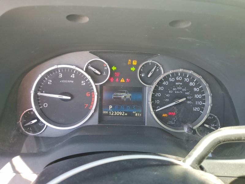 2016 Toyota Tundra VIN 5TFDW5F12GX551979 COPART salvage auction — FRONT END, Salvage Title, sold $2,100 on 2026-07-28 (photo 9)