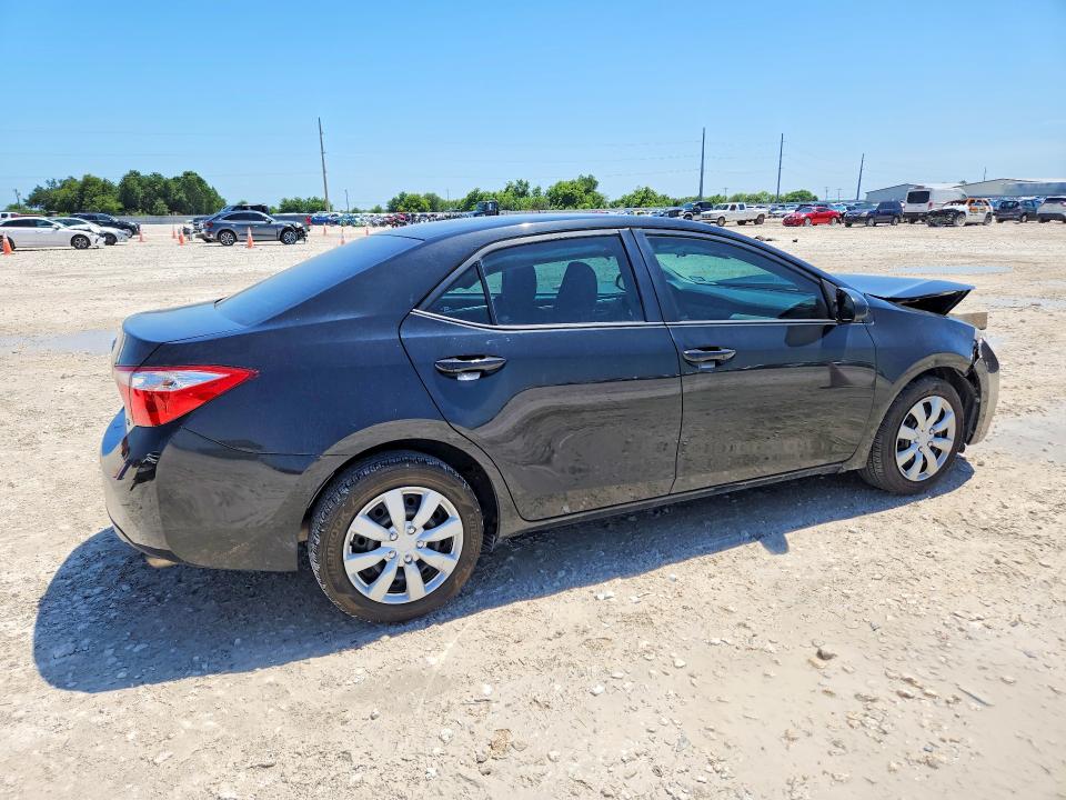 2015 Toyota Corolla VIN 5YFBURHE4FP278643 COPART salvage auction — FRONT END, Tx - Salvage Vehicle Title, sold $2,300 on 2026-07-02 (photo 3)