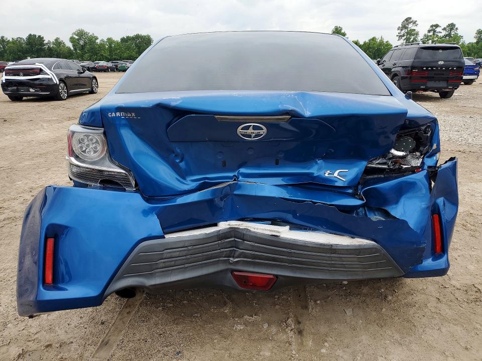 2015 Scion Tc VIN JTKJF5C79FJ002267 COPART salvage auction — REAR END, Tx - Salvage Vehicle Title, sold $1,100 on 2026-07-28 (photo 6)