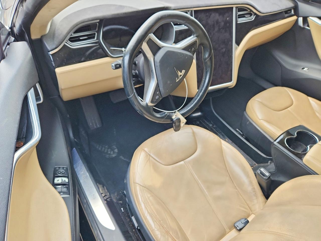 2015 Tesla Model S VIN 5YJSA1H22FFP74892 COPART salvage auction — Front End, VA - CERTIFICATE OF TITLE, sold $3,250 on 2026-07-01 (photo 8)
