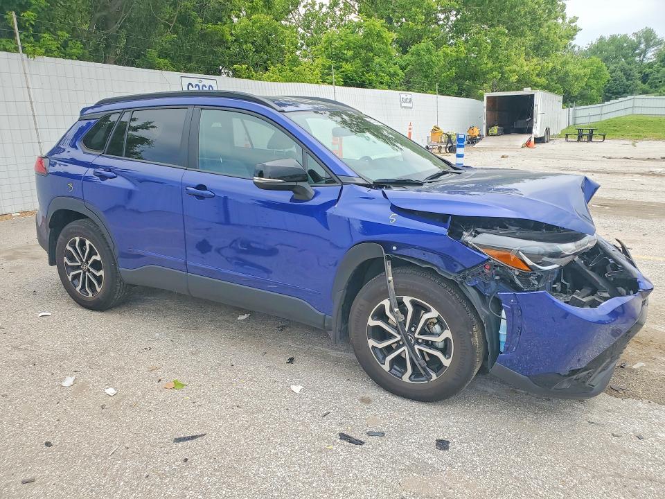 2025 Toyota Corolla VIN 7MUFBABGXSV076772 COPART salvage auction — FRONT END, Mo - Salvage Certificate Of Title, sold $7,600 on 2026-07-10 (photo 4)