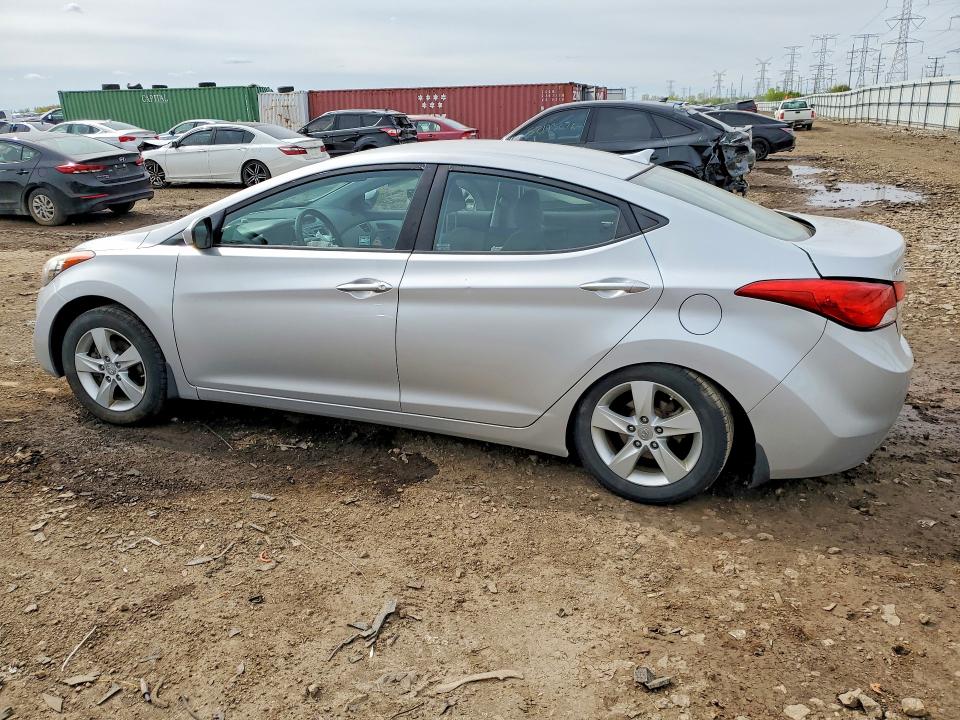 2013 Hyundai VIN KMHDH4AE9DU842227 COPART salvage auction — SIDE, Il - Salvage Certificate, sold $475 on 2026-07-07 (photo 2)