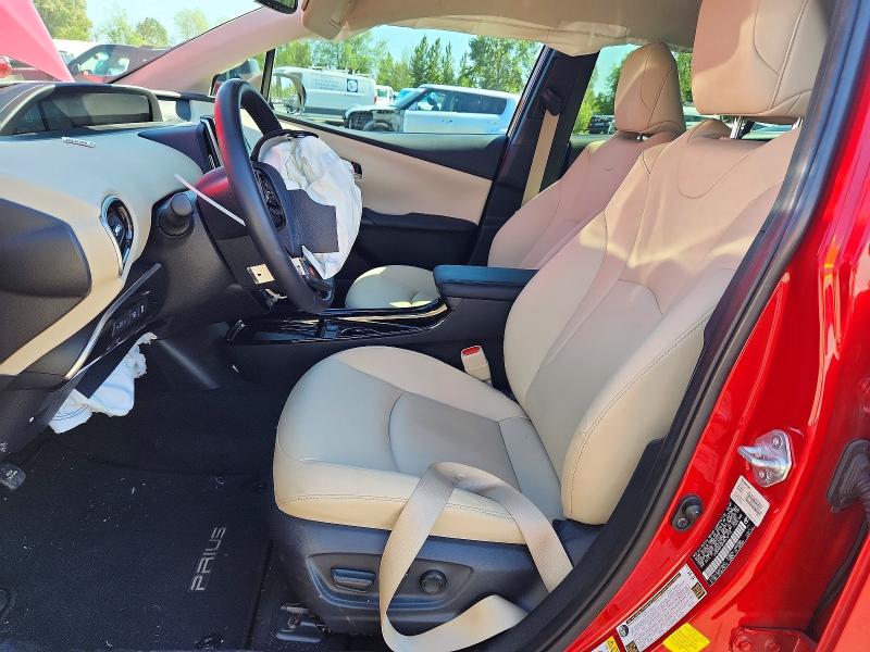 2021 Toyota Prius VIN JTDKAMFU2M3132110 COPART salvage auction — FRONT END, Or - Salvage Title Certificate, sold $7,700 on 2026-07-06 (photo 7)