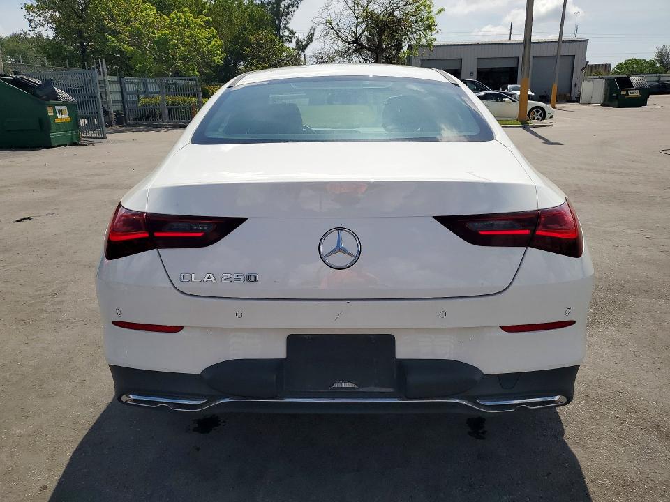 2025 Mercedes-benz Cla-klasse VIN W1K5J4GB5SN522605 COPART salvage auction — MECHANICAL, Ca - Certificate Of Title (P), sold $26,500 on 2026-07-20 (photo 6)