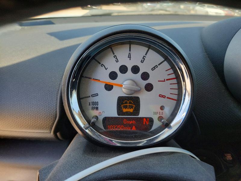 2012 Mini VIN WMWZC3C55CWL87408 COPART salvage auction — FRONT END, Tx - Salvage Vehicle Title, sold $1,100 on 2026-07-17 (photo 9)