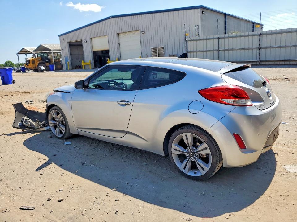 2012 Hyundai Veloster VIN KMHTC6ADXCU079128 COPART salvage auction — FRONT END, Ga - Cert Of Title-Salvage, sold $1,250 on 2026-07-31 (photo 2)