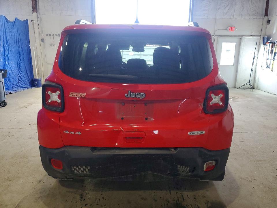 2020 Jeep Renegade VIN ZACNJBBB5LPL23310 COPART salvage auction — REAR END, Ky - Cert Of Title-Salvage, sold $1,750 on 2026-08-17 (photo 6)