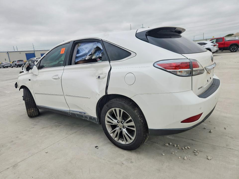 2013 Lexus Rx VIN JTJZB1BA2D2007262 COPART salvage auction — ROLLOVER, Tx - Salvage Vehicle Title, sold $2,000 on 2026-07-19 (photo 2)