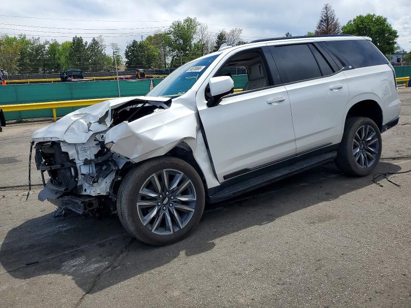 2021 Cadillac Escalade VIN 1GYS4GKL1MR476637 COPART salvage auction — FRONT END, Co - Public - Salvage Title, sold $2,250 on 2026-07-02 (photo 1)