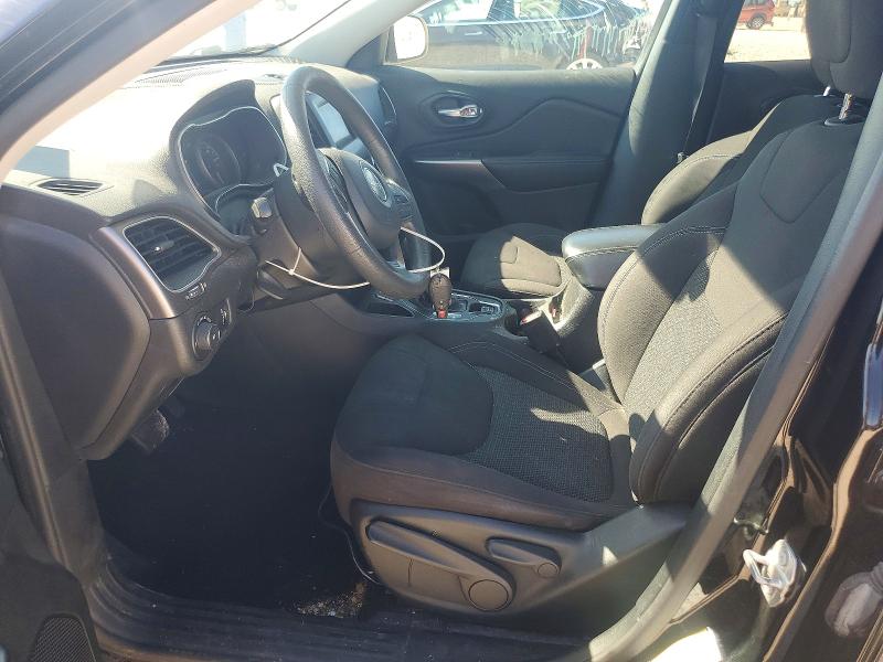 2019 Jeep Cherokee VIN 1C4PJLCB9KD221523 COPART salvage auction — FRONT END, Tx - Salvage Vehicle Title, sold $2,100 on 2026-07-09 (photo 7)