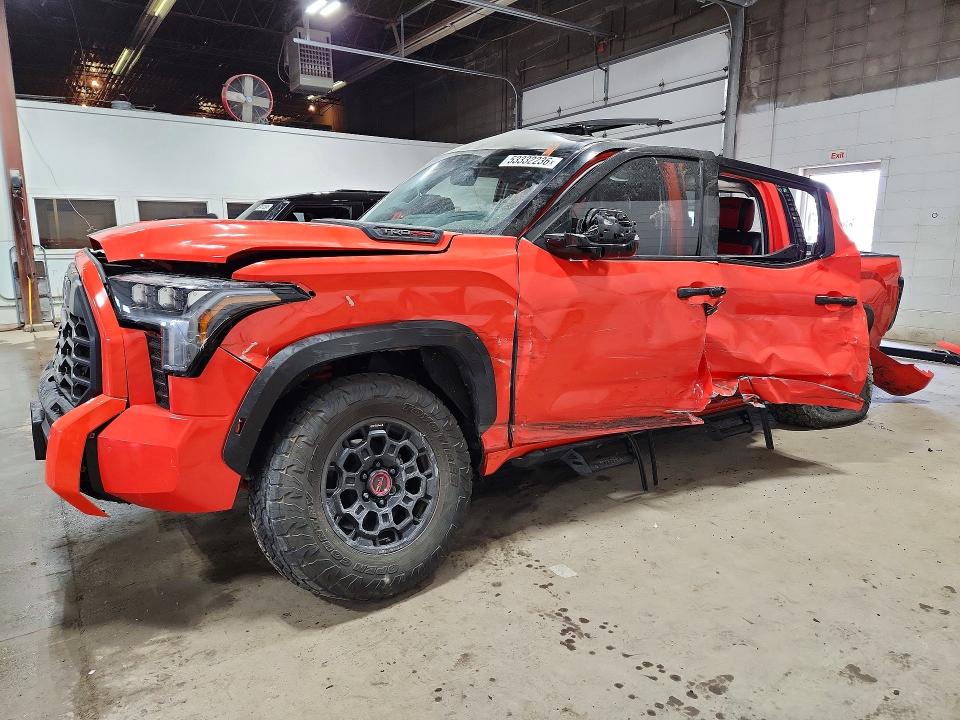 2022 Toyota Tundra VIN 5TFPC5DB0NX003199 COPART salvage auction — ALL OVER, Mn - Cert Of Title-Salvage, sold $15,400 on 2026-07-14 (photo 1)