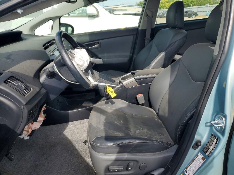 2014 Toyota Prius VIN JTDKN3DUXE1861941 COPART salvage auction — FRONT END, Ca - Salvage Certificate, sold $3,950 on 2026-07-07 (photo 7)