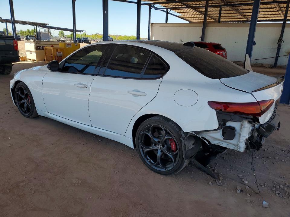 2019 Alfa romeo Giulia VIN ZARFAMAN6K7609540 COPART salvage auction — REAR END, Az - Cert Of Title - Salvage, sold $7,500 on 2026-07-07 (photo 2)