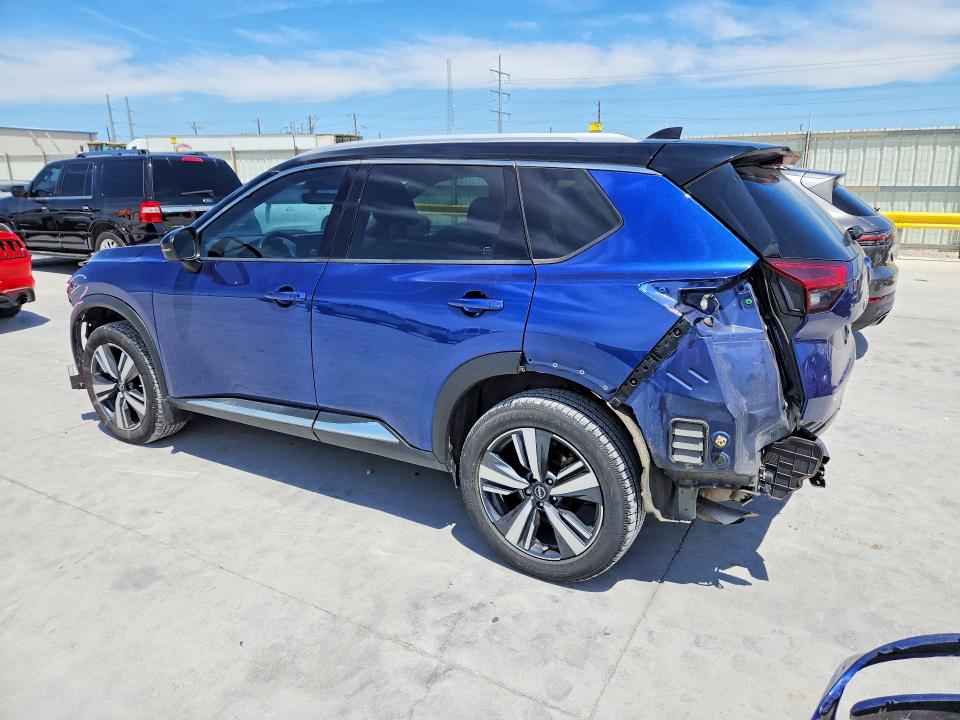 2023 Nissan Rogue VIN JN8BT3CAXPW417384 COPART salvage auction — REAR END, Tx - Certificate Of Title, sold $175 on 2026-07-31 (photo 2)