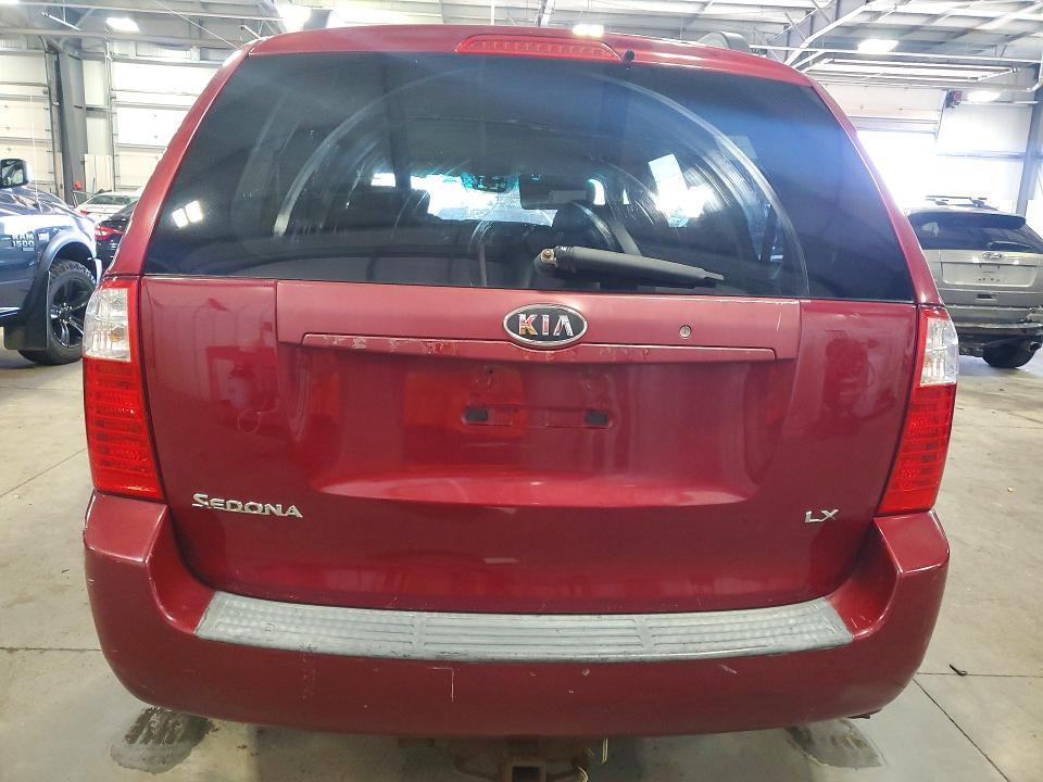 2007 Kia SEDONA VIN KNDMB233376179493 COPART salvage auction — FRONT END, Mn - Cert Of Title-Prior Salvage, sold $625 on 2026-07-14 (photo 6)