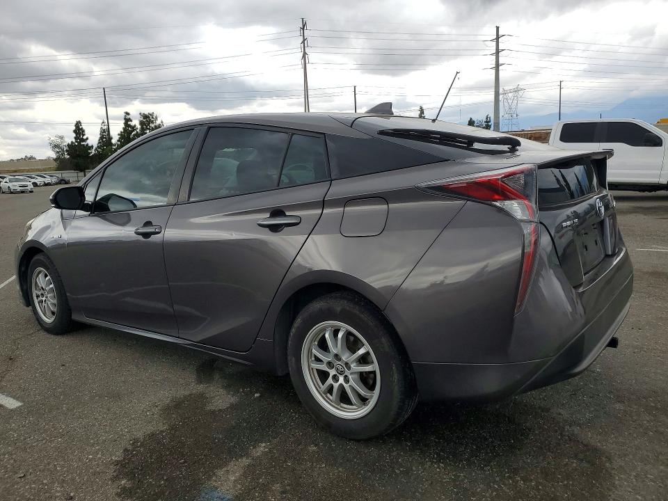 2016 Toyota Prius VIN JTDKARFU7G3513792 COPART salvage auction — FRONT END, Ca - Salvage Certificate, sold $2,050 on 2026-07-15 (photo 2)