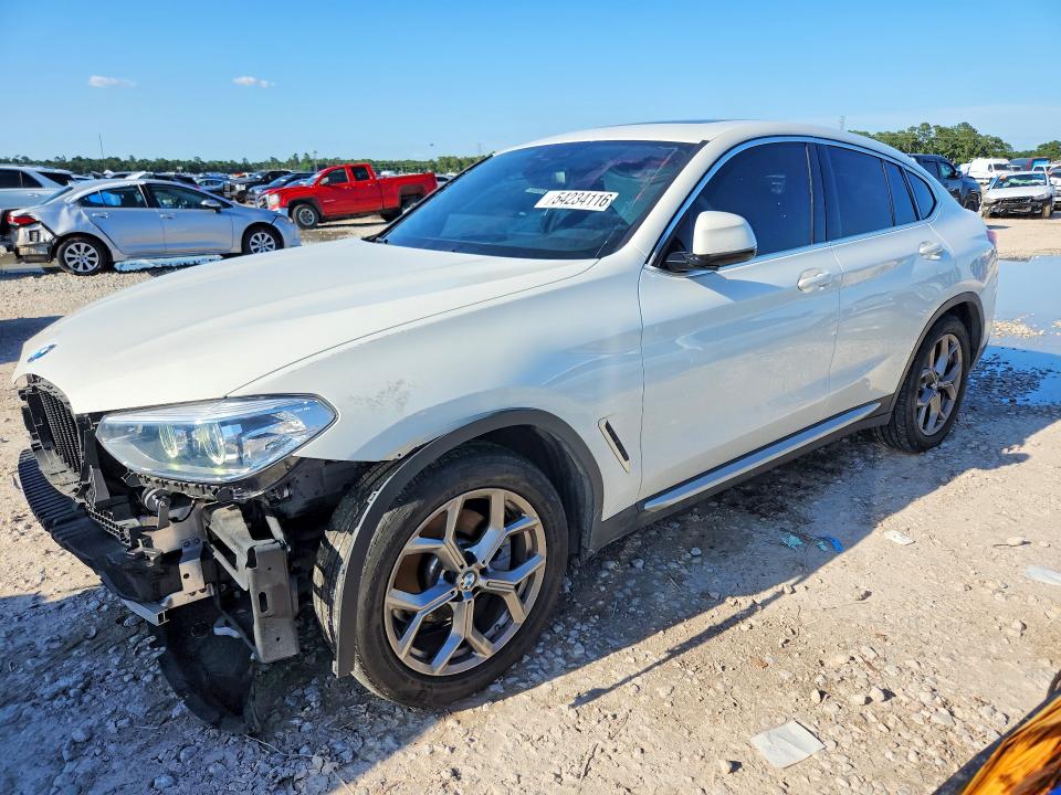 2020 BMW X4 VIN 5UX2V1C05L9C53005 COPART salvage auction — FRONT END, Tx - Salvage Vehicle Title, sold $200 on 2026-07-24 (photo 1)