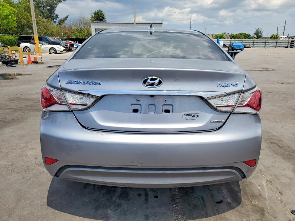 2014 Hyundai Sonata hybrid VIN KMHEC4A48EA112287 COPART salvage auction — MINOR DENT/SCRATCHES, Fl - Certificate Of Title (P), sold $750 on 2026-07-08 (photo 6)