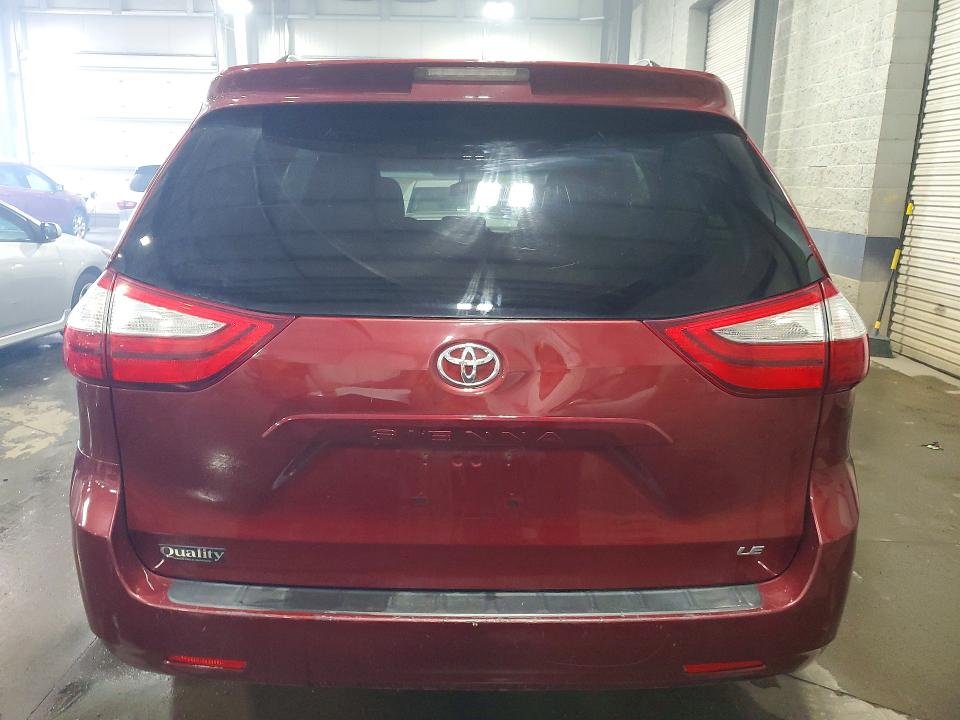 2015 Toyota Sienna VIN 5TDKK3DC0FS552354 COPART salvage auction — UNDERCARRIAGE, Mn - Cert Of Title-Prior Salvage, sold $3,300 on 2026-07-16 (photo 6)