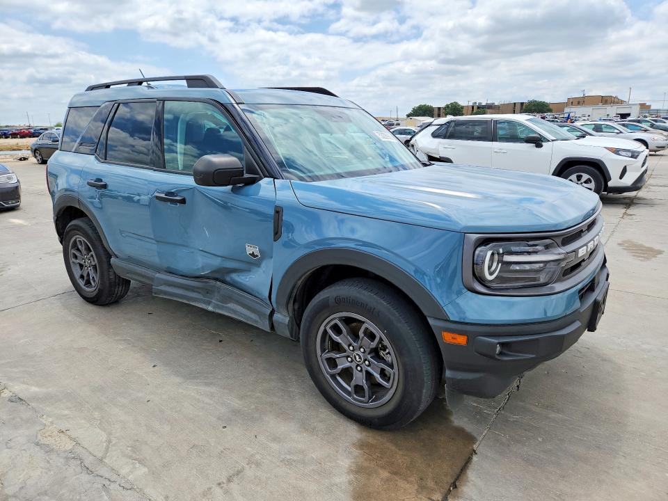 2022 Ford Bronco VIN 3FMCR9B66NRD59235 COPART salvage auction — SIDE, Tx - Salvage Vehicle Title, sold $8,600 on 2026-07-30 (photo 4)