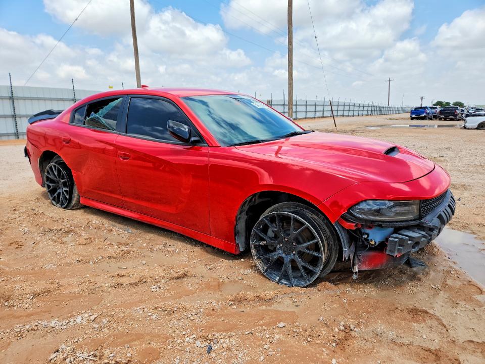 2021 Dodge Charger VIN 2C3CDXCT0MH671139 COPART salvage auction — FRONT END, TX - CERTIFICATE OF TITLE, sold $9,600 on 2026-07-29 (photo 4)