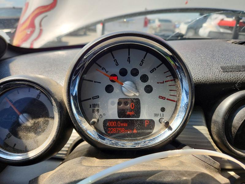 2012 Mini Cooper VIN WMWSY3C52CT144224 COPART salvage auction — FRONT END, Id - Salvage Certificate Of Title, sold $1,150 on 2026-08-06 (photo 9)