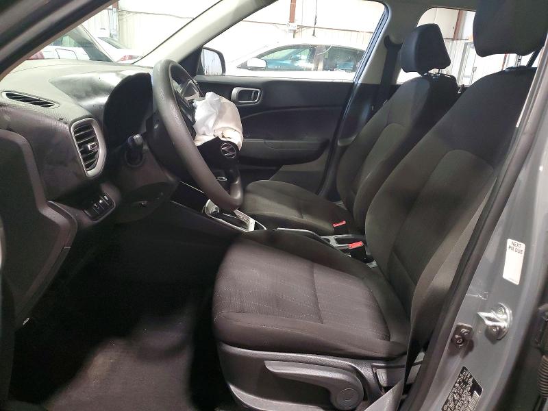 2021 Hyundai Venue VIN KMHRB8A37MU068766 COPART salvage auction — FRONT END, Pa - Certificate Of Salvage, sold $2,100 on 2026-07-14 (photo 7)