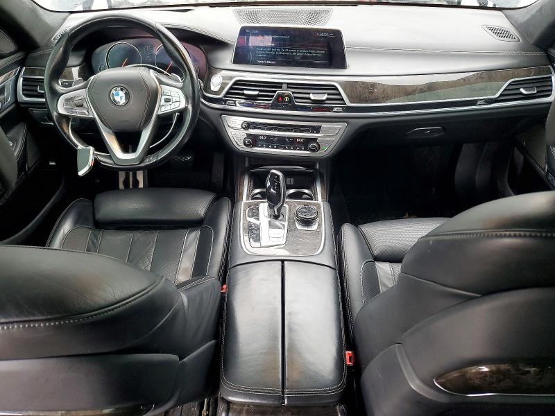 2017 BMW 7er VIN WBA7F2C58HG421917 COPART salvage auction — MINOR DENT/SCRATCHES, Wv - Certificate Of Title, sold $10,500 on 2026-07-27 (photo 8)