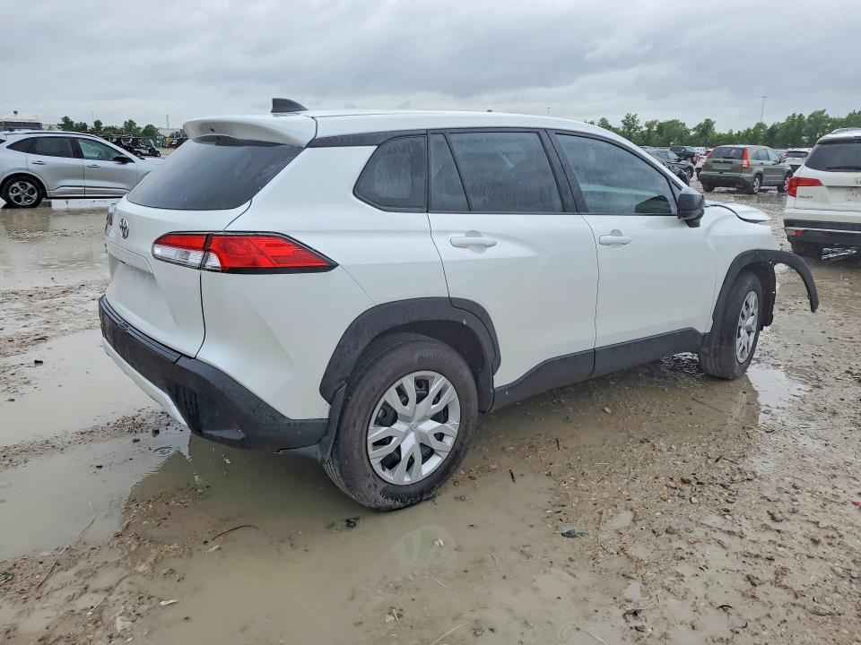 2025 Toyota Corolla cross VIN 7MUAAAAG4SV143266 COPART salvage auction — FRONT END, Tx - Salvage Vehicle Title, sold $200 on 2026-07-21 (photo 3)