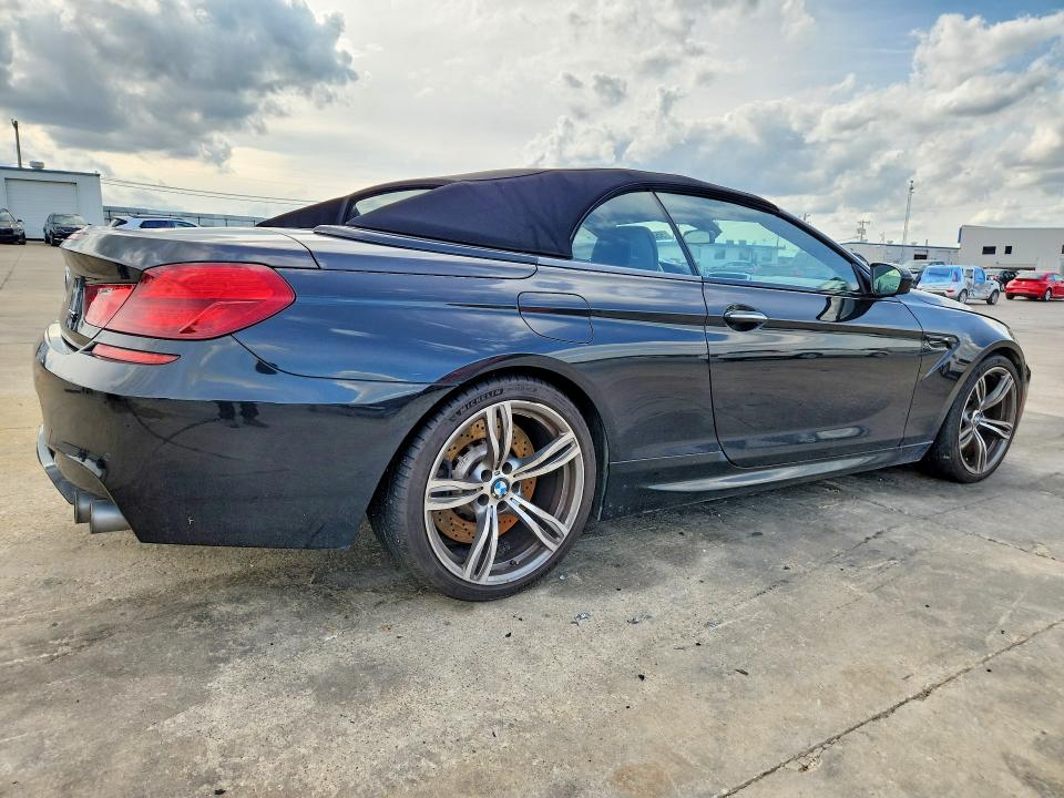 2013 BMW M6 VIN WBSLZ9C58DDZ77943 COPART salvage auction — WATER/FLOOD, TX - SALVAGE TITLE-FLOOD DAMAGE (P), sold $7,100 on 2026-07-13 (photo 3)