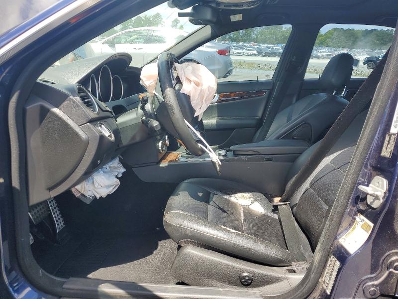 2012 Mercedes-benz C-klasse VIN WDDGF8BB7CR205976 COPART salvage auction — FRONT END, Nc - Salvage Certificate Of Title, sold $425 on 2026-07-16 (photo 7)