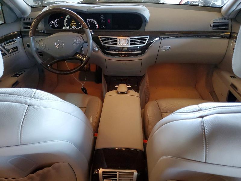 2012 Mercedes-benz S class VIN WDDNG8DB6CA450140 COPART salvage auction — FRONT END, Ca - Salvage Certificate, sold $8,000 on 2026-07-13 (photo 8)