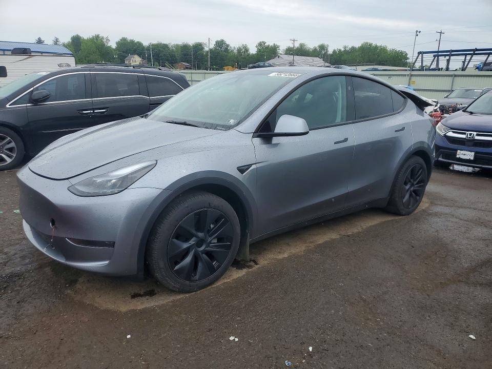 2024 Tesla Model y VIN 7SAYGDED4RA325007 COPART salvage auction — REAR END, Pa - Certificate Of Salvage, sold $9,300 on 2026-07-07 (photo 1)