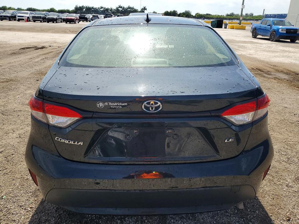 2022 Toyota Corolla VIN JTDEPMAE3NJ217773 COPART salvage auction — FRONT END, FL - CERTIFICATE OF TITLE, sold $3,400 on 2026-07-27 (photo 6)
