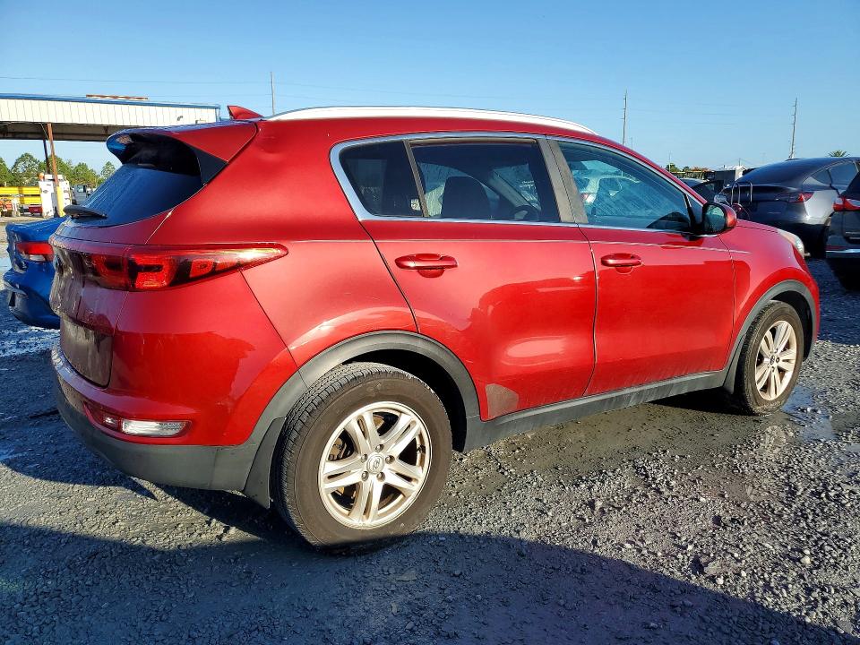 2017 Kia Sportage VIN KNDPM3ACXH7294491 COPART salvage auction — FRONT END, Fl - Cert Of Title Slvg Rebuildable, sold $3,050 on 2026-07-07 (photo 3)