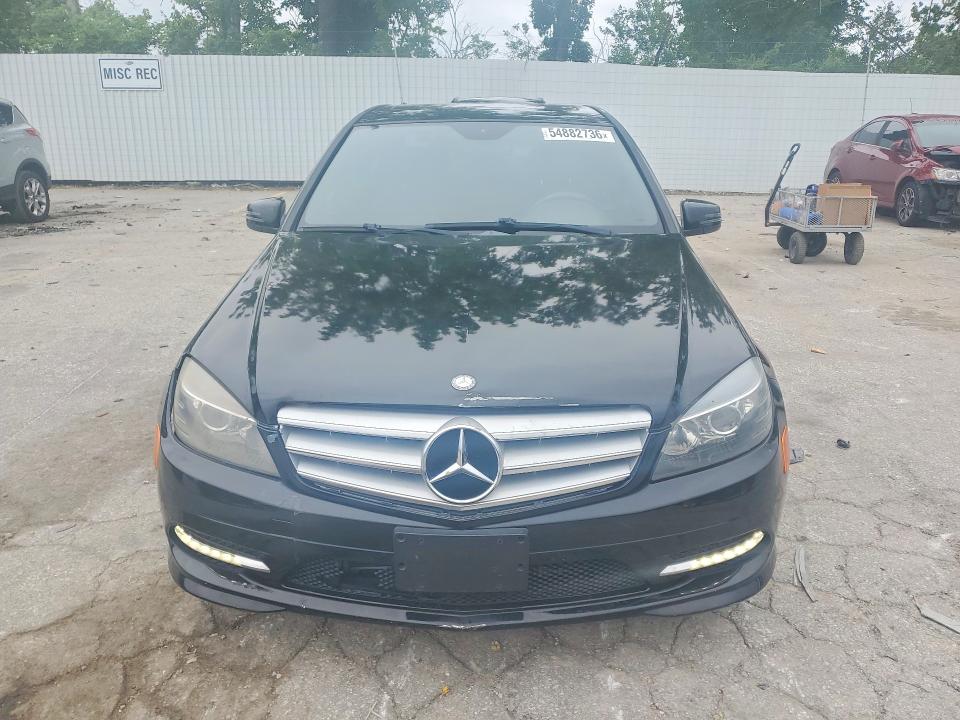 2011 Mercedes-benz C class VIN WDDGF8BB0BR157946 COPART salvage auction — FRONT END, MO - CERT OF TITLE-REPOSSESSED (P), sold $2,150 on 2026-07-31 (photo 5)