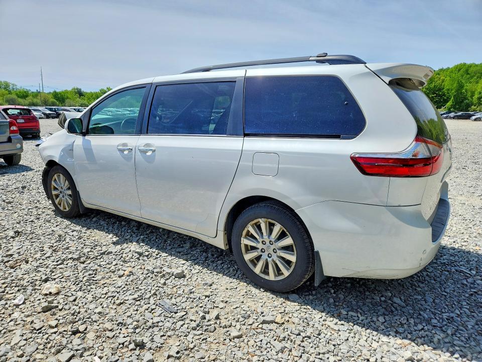 2017 Toyota Sienna VIN 5TDDZ3DC2HS150827 COPART salvage auction — FRONT END, Ma - Cert Of Title-Salvage, sold $2,350 on 2026-07-16 (photo 2)
