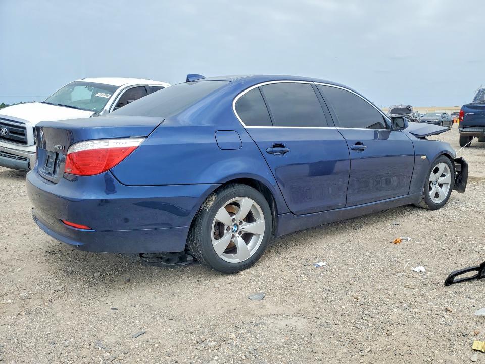 2008 BMW 5 series VIN WBANU53578CT01175 COPART salvage auction — FRONT END, TX - BONDED TITLE - SALVAGE (P), sold $350 on 2026-08-03 (photo 3)