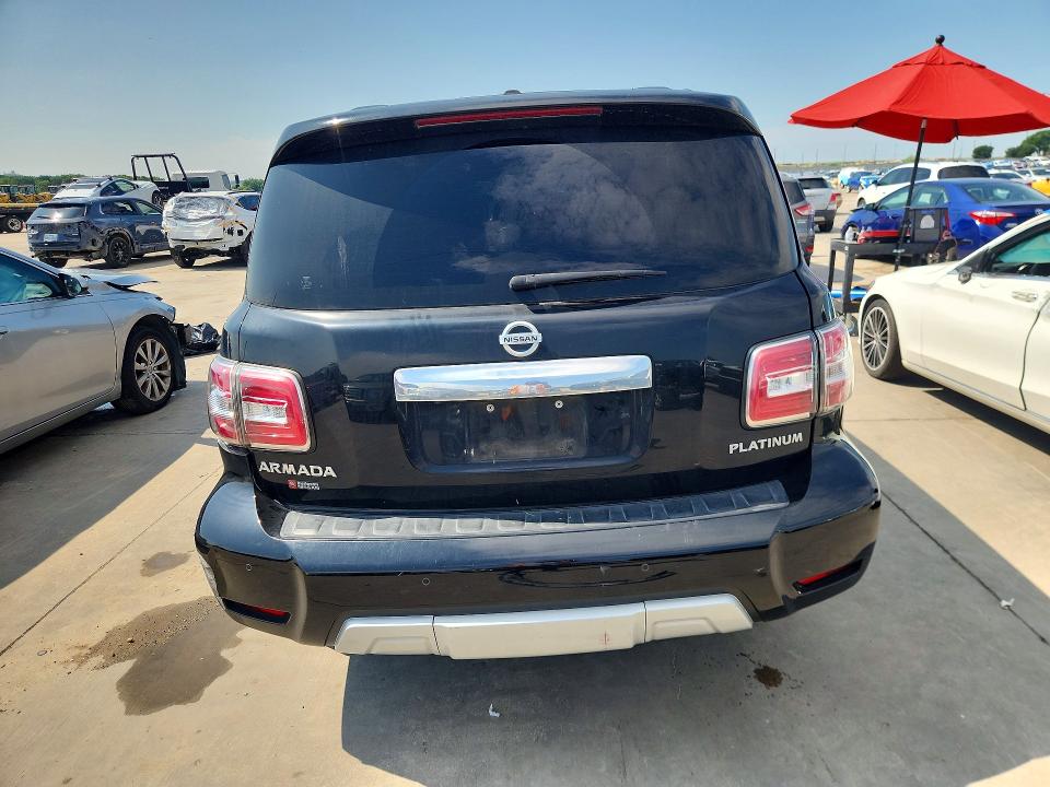 2017 Nissan Armada VIN JN8AY2ND4H9009106 COPART salvage auction — SIDE, Tx - Salvage Vehicle Title, sold $4,500 on 2026-07-02 (photo 6)