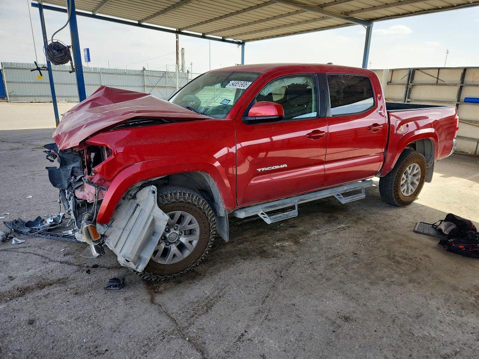 2017 Toyota Tacoma VIN 5TFAZ5CN1HX036829 COPART salvage auction — FRONT END, Tx - Salvage Vehicle Title, sold $6,000 on 2026-07-31 (photo 1)