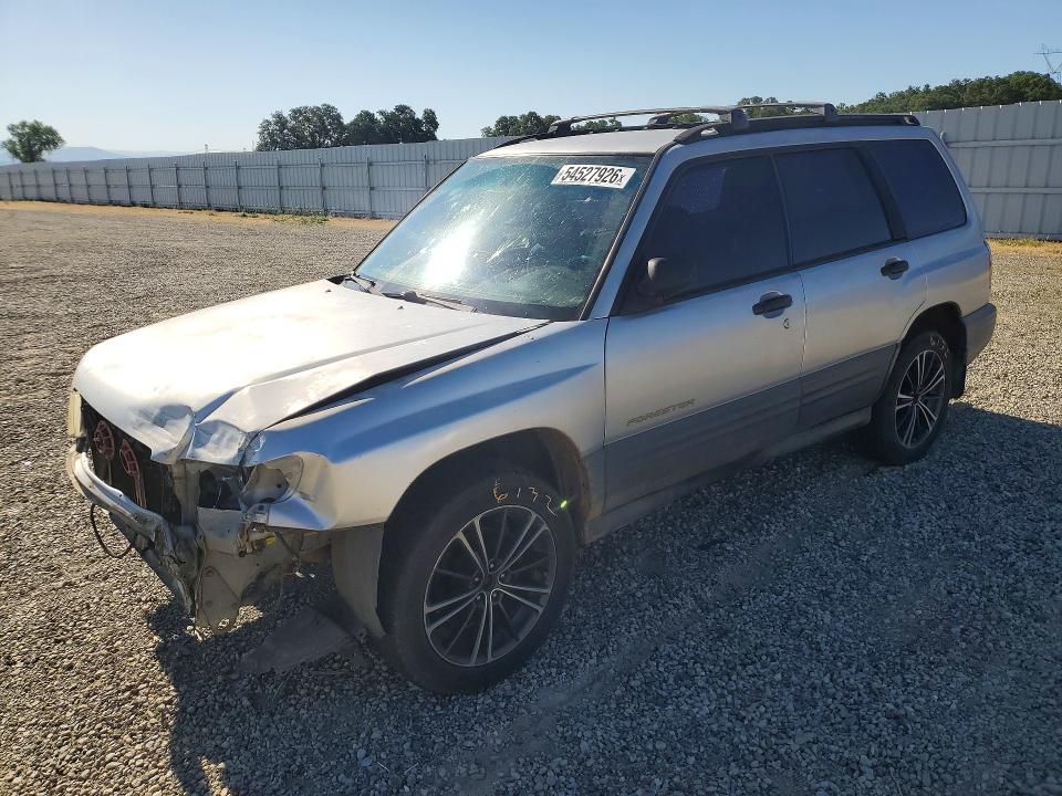 2002 Subaru Forester VIN JF1SF63552G731010 COPART salvage auction — FRONT END, Ca - Salvage Certificate, sold $60 on 2026-07-10 (photo 1)