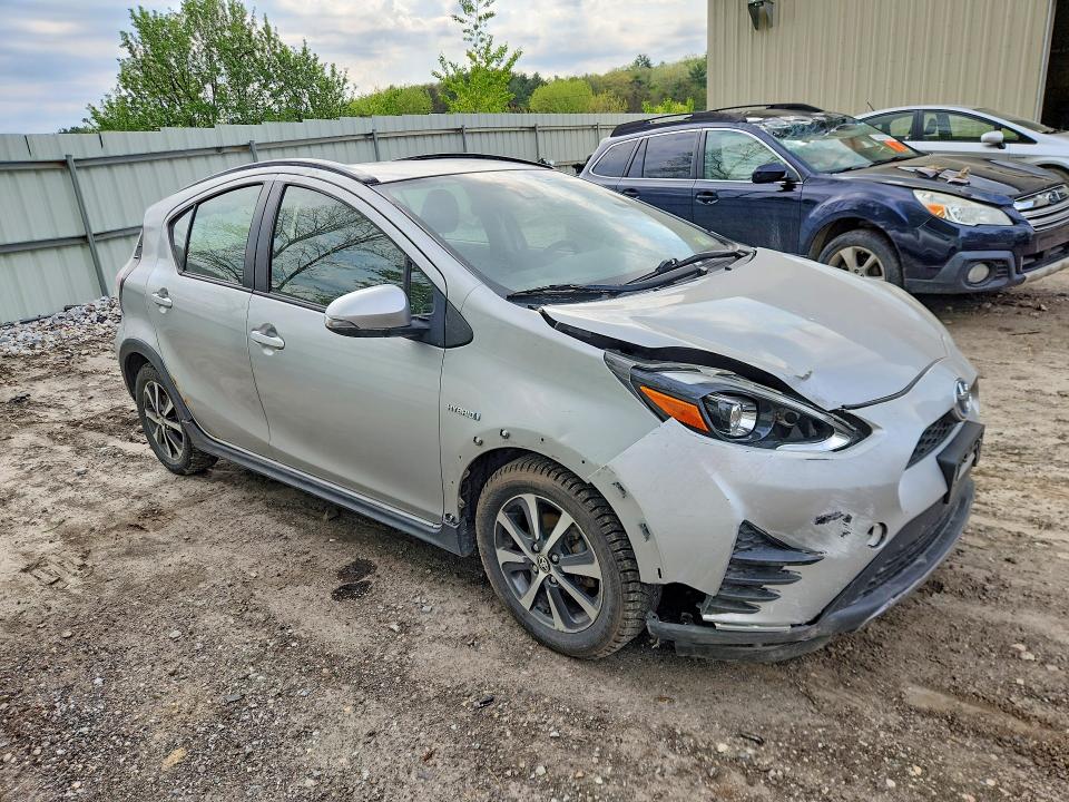 2018 Toyota Prius VIN JTDKDTB39J1606446 COPART salvage auction — FRONT END, Vt - Cert Of Title-Salvage Vehicle, sold $3,000 on 2026-07-20 (photo 4)