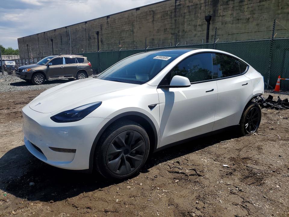 2024 Tesla VIN 7SAYGDED7RF128447 COPART salvage auction — REAR END, Salvage Title, sold $9,600 on 2026-07-23 (photo 1)